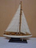 Beautiful Wooden Sail Boat