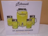 Eternal Living 5pc Glass Beverage Set