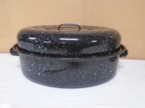 Large Graniteware Roaster