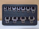 11pc Set of SAE Gearwrench 3/8in Drive Crows Feet