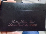 1992 United States Mint Silver Proof Set