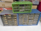3pc Group of Harware Organizers w/ hardware