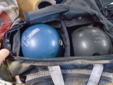 (2) 15.5lb Bowling Balls in Carry Bag