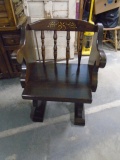 Small Wood Antique Bench