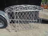 5 Sections of 36in Wide Decorative Metal Fence