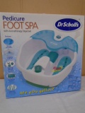 Dr Scholl's Pedicure Foot Spa w/ Aroma Therapy Dispenser & Heat