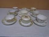 Large Group of Vintage Cup & Saucer Sets