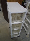 Rubbermaid 4 Drawer Rolling Organizer