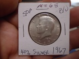 1967 40% Silver Kennedy Half Dollar