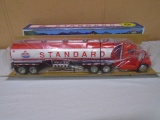 Standard American Oil Company Tanker Semi w/ Headlights & Sounds