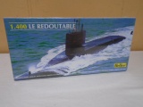 Heller 1/400 Scale LE Redoubtable French Submarine Model Kit