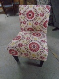 Beautiful Like New Floral Accent Upholstered Accent Chair