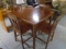 Solid Wood Pub Height Dining Table w/ 4 Matching Chairs