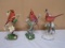 3pc Set of Danbury Mint Cardinal Figurines