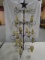 Lenox 36in Metal Christmas Tree w/ 19 Porcelain Lenox Ornaments