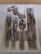 Large Group of Stainless Steel Flatware in Organizer