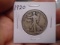 1920 Silver Walking Liberty Half Dollar