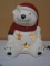 Large Lighted Pottery Polar Bear
