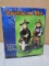 Scarecrow & Witch Poly Resin & Fabric Mache Figurines