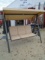 Kozyard Outdoor 3 Person Swing w/ Canopy & Cushions