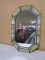 Stainled Glass Framed Wall Mirror
