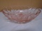 Vintage Indiana Glass Pink Footed Fruit Bowl