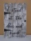 Inspirational Wooden Wall Art