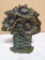 Cast Iron Flower Basket Door Stop