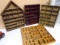 4pc Group of Wooden Wall Knick Knack Shelves
