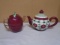2 Apple Tea Pots