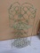 2 Tier Decorative Metal Corner Shelf