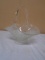 Tiara Indiana Glass Clear Sandwich Large Basket