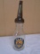 Lion Motor Oil Glass Quart Oil Bottle w/ Spout