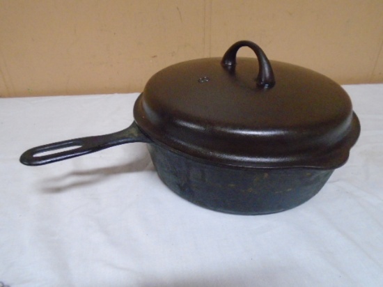 No.8 Cast Iron Chicken Pan w/ Lid