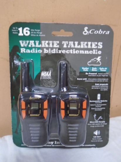Brand New Set of Cobra Biderctionelle Walkie Talkies