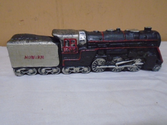Cast Iron Auburn Locomotive & Tender