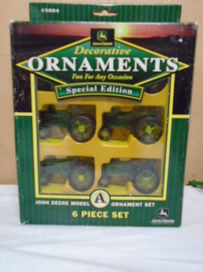 6pc Special Edition John Deere Model A Ornament Set
