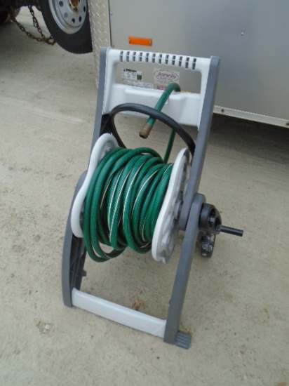 Garden Hose Reel w/ Garden Hose
