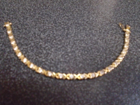 Ladies 7" Sterling Silver Bracelet