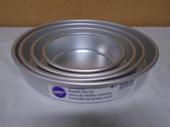 4pc Wilton Round Cake Pan Set