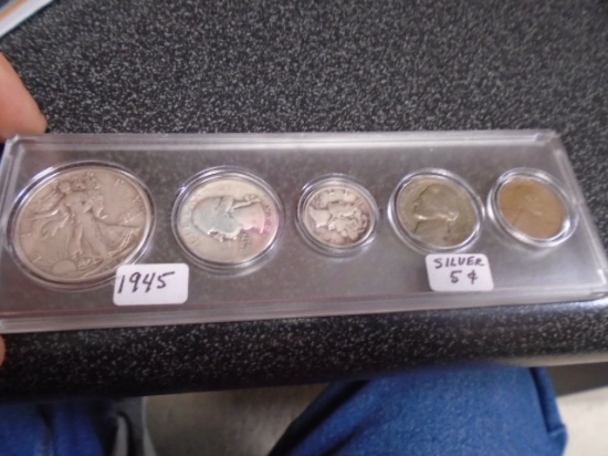 1945 Silver Year Coin Set