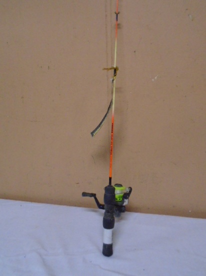 HT Optimax 101Y Ice Fishing Rod & Neon Xtreme Open Face Reel