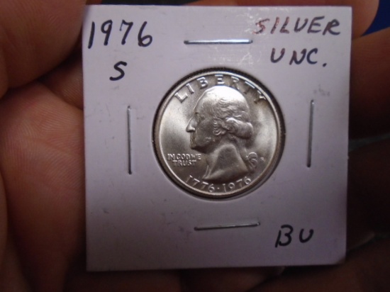 1976 S Mint Silver Bicentennial Quarter