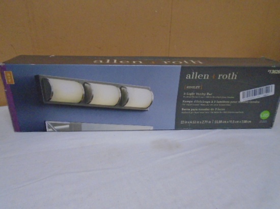Allen & Roth Kinsley 3 Light Vanity Bar