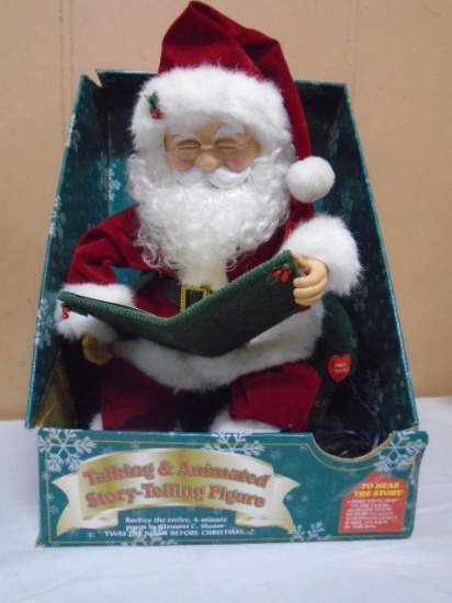 Talking & Animated Story Telling Santa