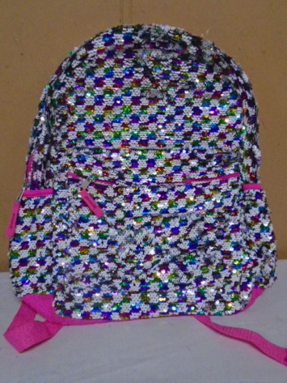 Brand New Sequined Backpack