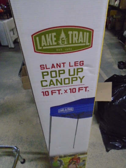 Brand New 10ftx10ft Slant Leg Lake & Trail Canopy