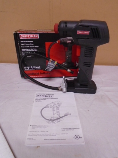 Craftsman 19.2 Volt Hand Inflator w/ Digtal Gauge