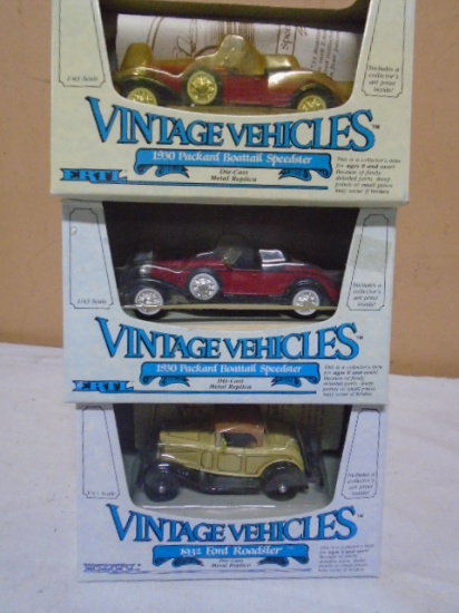 Group of (3) Ertl 1:43 Scale Die Cast Vehicles