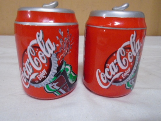 Set of Coca-Cola Salt & Pepper Shakers